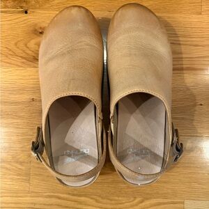 Dansko Leather Clogs with Adjustable Strap